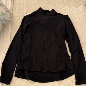 Elegant Women's Black Athletic Jacket